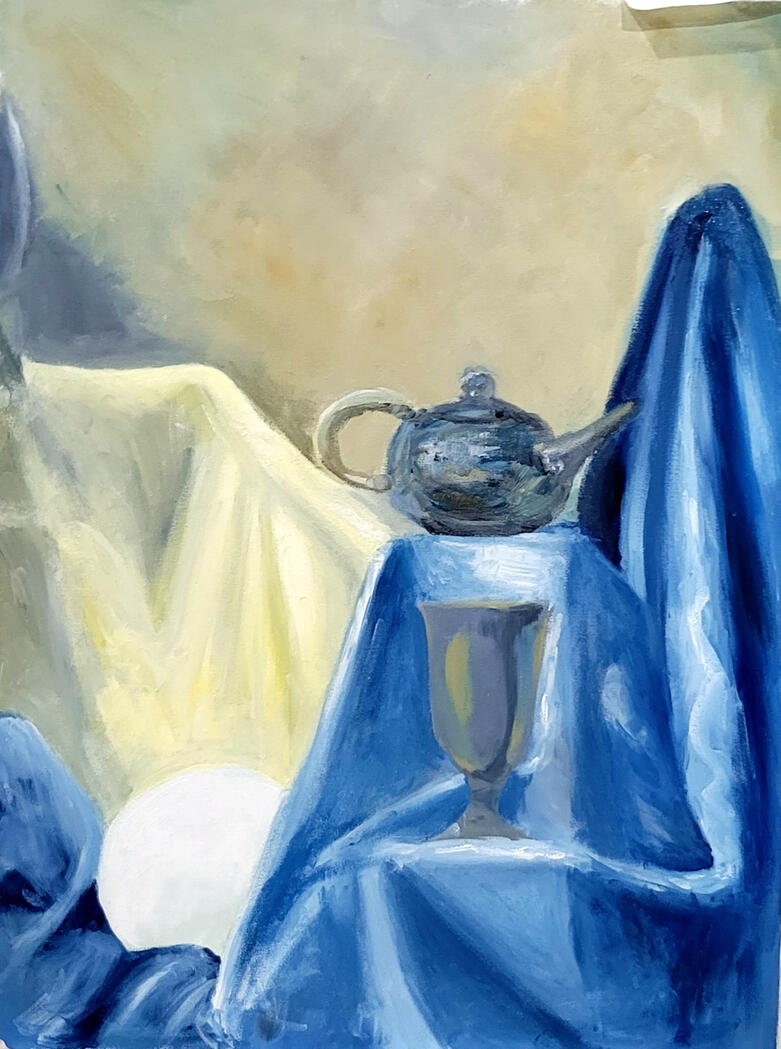 Fabric Study - Oil Painting